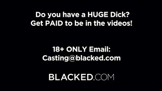 Blacked - Alexis Crystal punciját néger srác reszeli