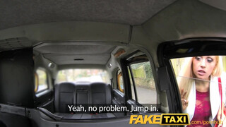 FakeTaxi - Csöcsös világos szőke análba rakva