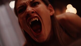 Sötét Vágyak Kastélya - Vampired Csábításában Egy Gyönyörű Világos Szőke Úrnő és Egy Szemérmes Kisasszony Tiffany Tatummal és Leana Lovings-szal